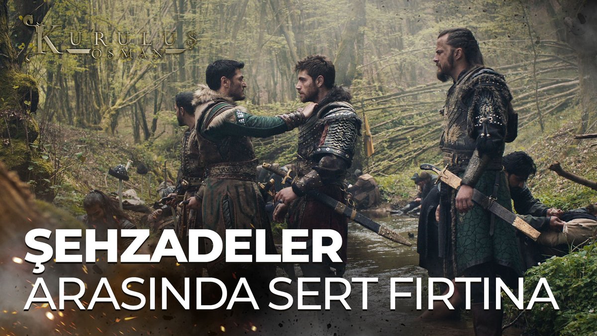 Şehzadeler arasında sert fırtına... Orhan Bey, Alaeddin Bey'e yumruk attı. #KuruluşOsman atv