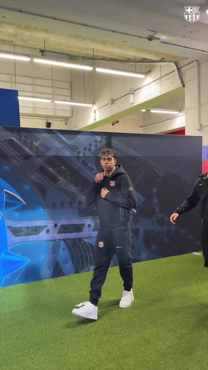 Pitch inspection. #BarçaBVB UEFA Champions League