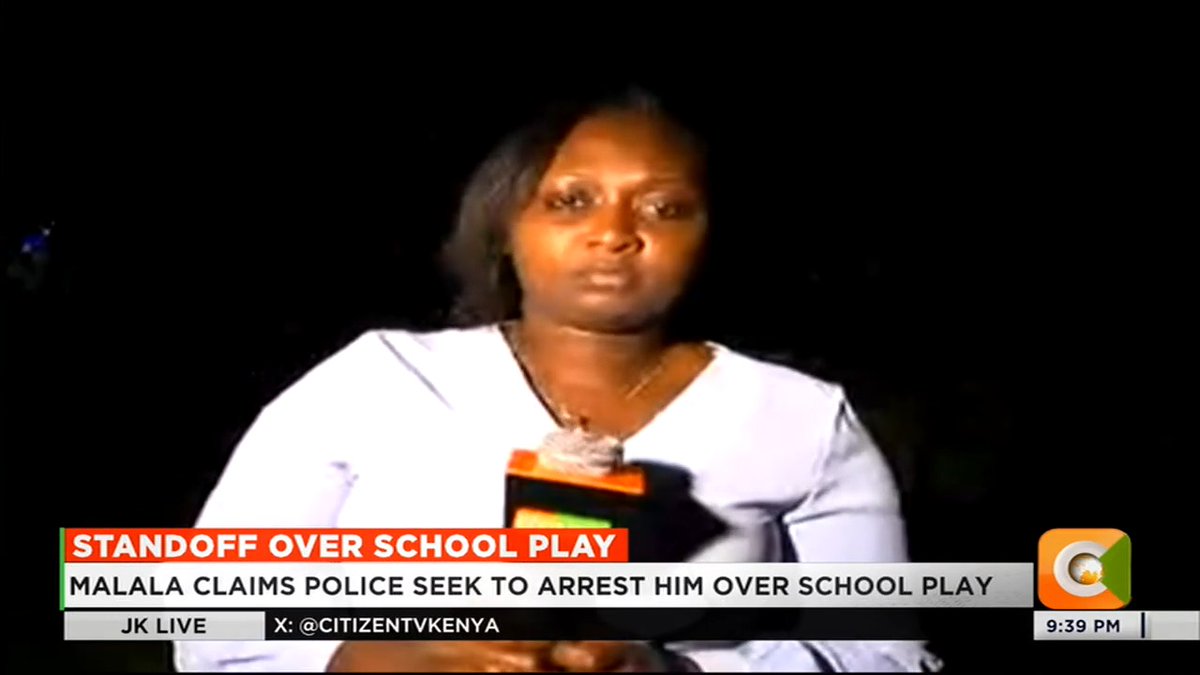 Standoff Over School Play: Police surround Cleophas Malala’s car in Rongai, Nakuru Malala claims police seek to arrest him over school play Malala author of controversial school play Butere Girls High School play dropped and reinstated by court order #JKLive Jeff Koinange, MBS