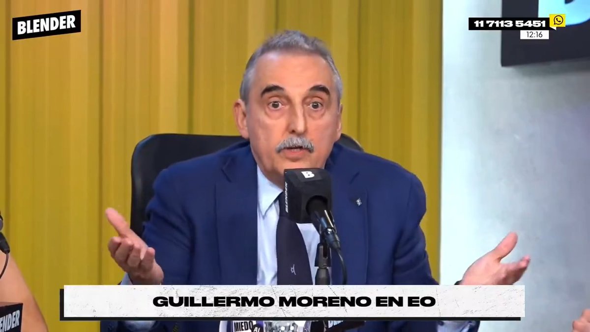 "Villarruel": Por los comentarios de Guillermo Moreno sobre Victoria Villarruel