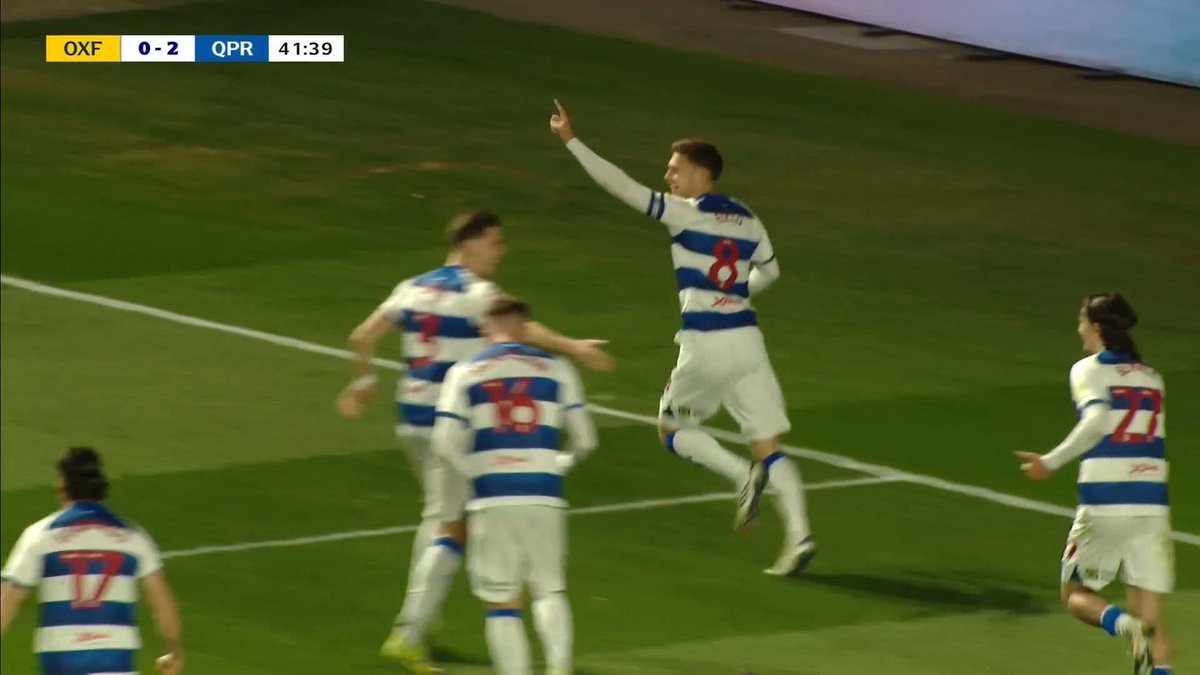 Sam Field doubles QPR's lead just before half-time! 🔥