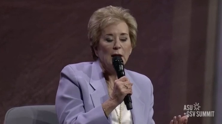 Secretary of Education Linda McMahon accidentally says 'A1' instead of 'AI'