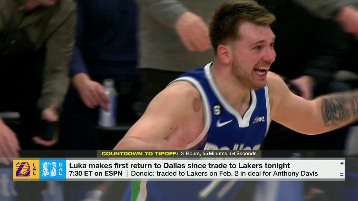 "[Maverick fans] really did think [Luka Dončić] took the torch from Dirk, and was going to be theirs forever." Tim MacMahon says he expects Luka Dončić's return to Dallas to be "awkward" and "emotional". 🥺