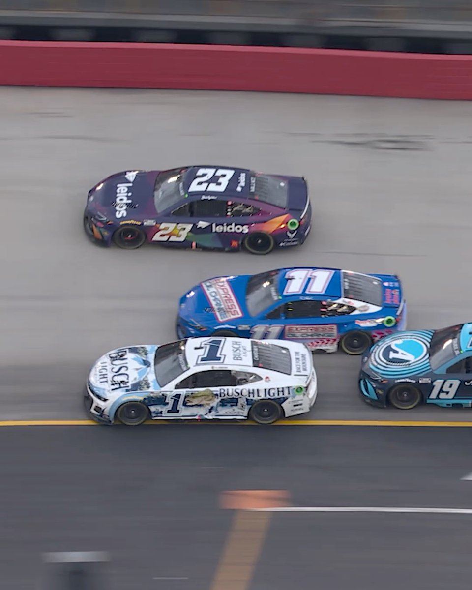 He's looking for his third consecutive win. Denny Hamlin is pretty good at Bristol Motor Speedway. 😏