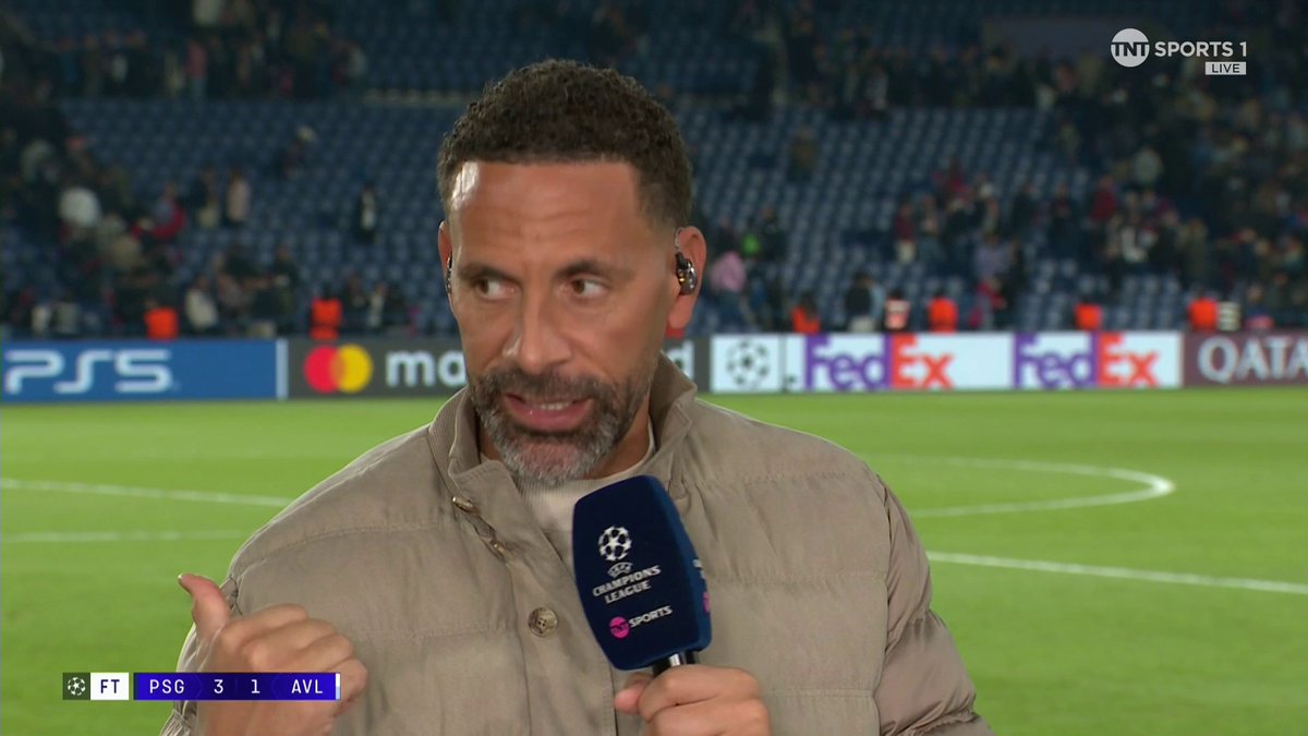 "I have them as favourites to win the Champions League right now..." Rio Ferdinand heaps the praise on PSG following an impressive quarter-final performance 👏 🎙 Reshmin Chowdhury | 📺 TNT Sports &amp; discovery+ UK.