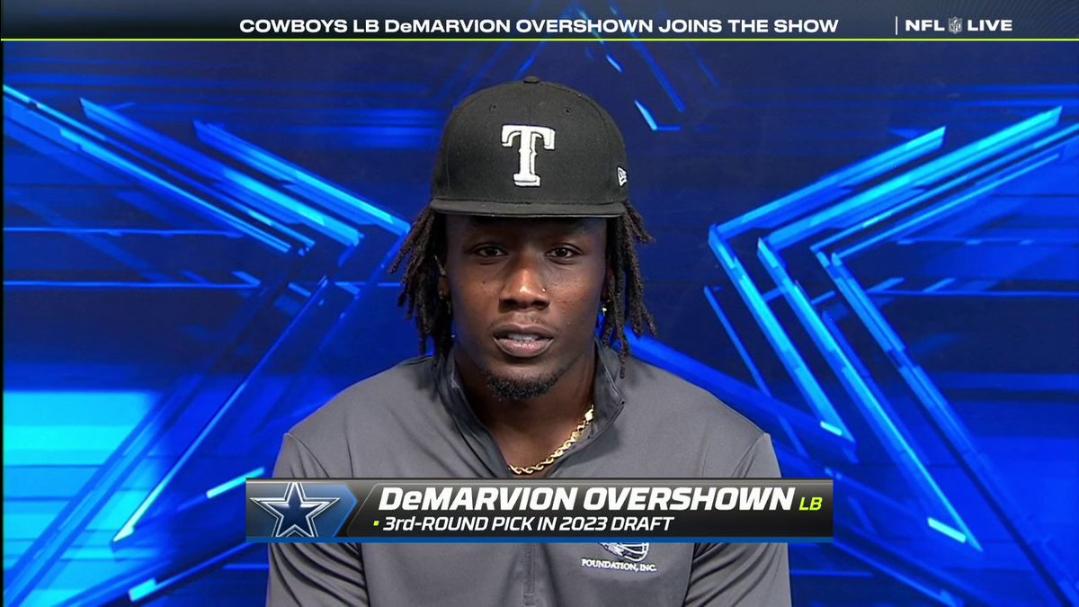 Cowboys LB DeMarvion Overshown (DeMarvion Overshown ) joined the show today to share some words of wisdom for late round draftees: “Please don’t let that number discourage you of your worth. … You got it in you.” 💪