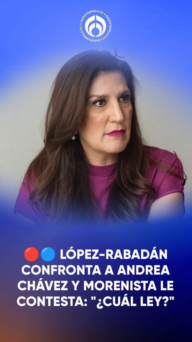 🔴🔵 “Es ilegal e inmoral lo que haces. La presidenta Sheinbaum se refería a ti, claramente”: Kenia López Rabadán (Dra. Kenia López Rabadán) se lanzó contra Andrea Chávez (Andrea Chávez) y la morenista responde ‘¿Cuál ley?’. 🥊🤨 #FórmulaNoticias con Azucena Uresti (Azucena Uresti)
