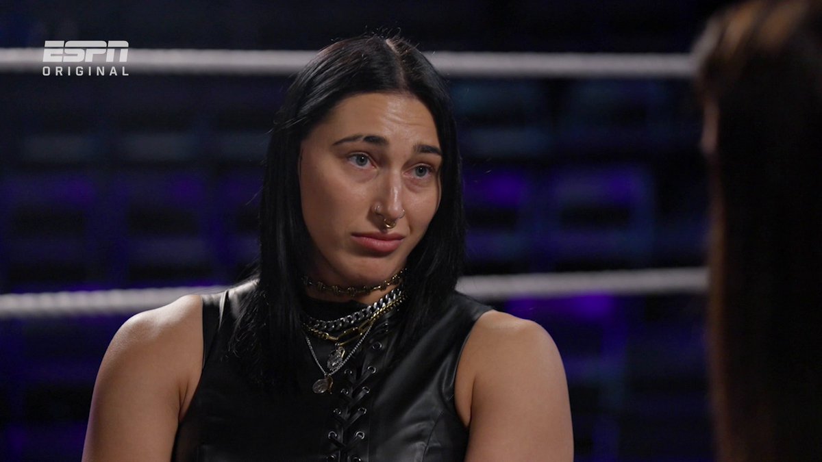 "I felt like I was hiding behind my hair to shield myself when I did get embarrassed." After Rhea Ripley wanted to change her wrestling look, she transformed into what she is today, "The Nightmare" 😳 Episode 3 of ‘Stephanie’s Places’ is streaming on ESPN+, Hulu and Disney+ 🚨