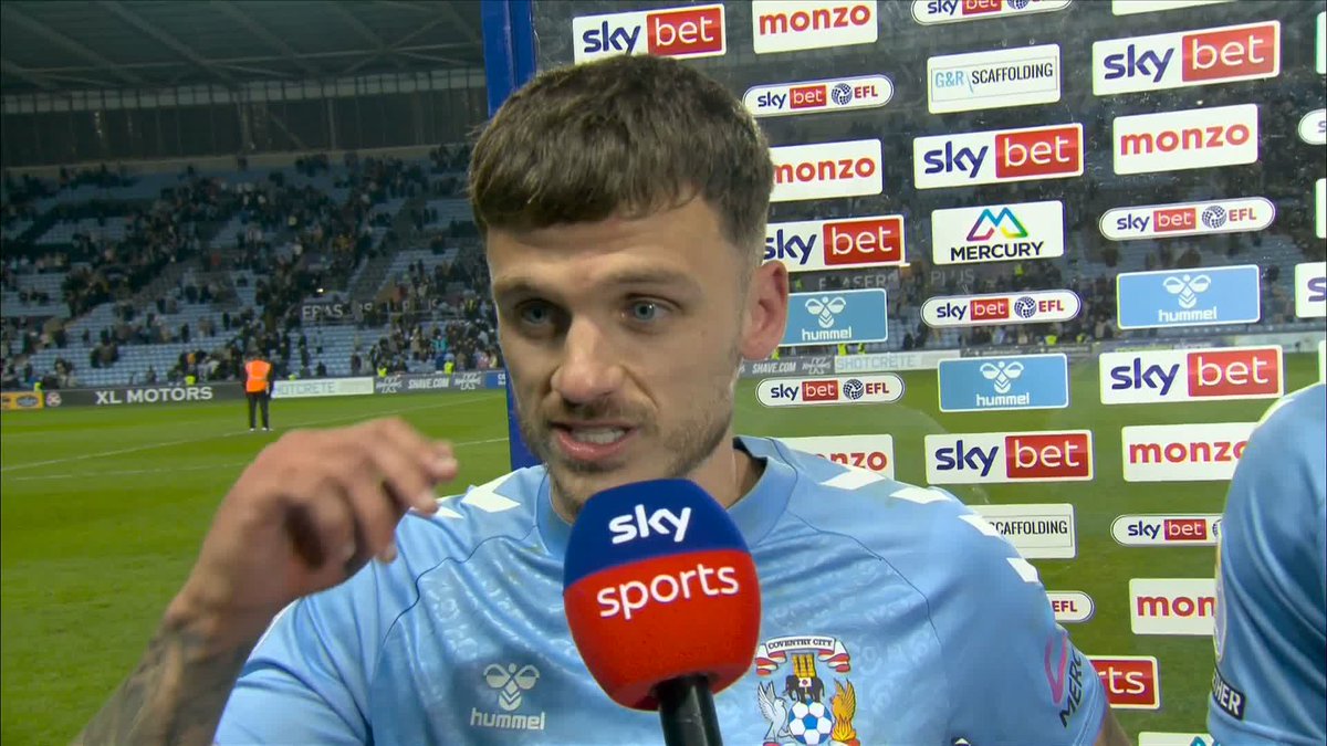 "It's a dream come true..." 💫 Boyhood fan Jamie Paterson reacts to his dramatic stoppage-time winner for Coventry! ⏱️