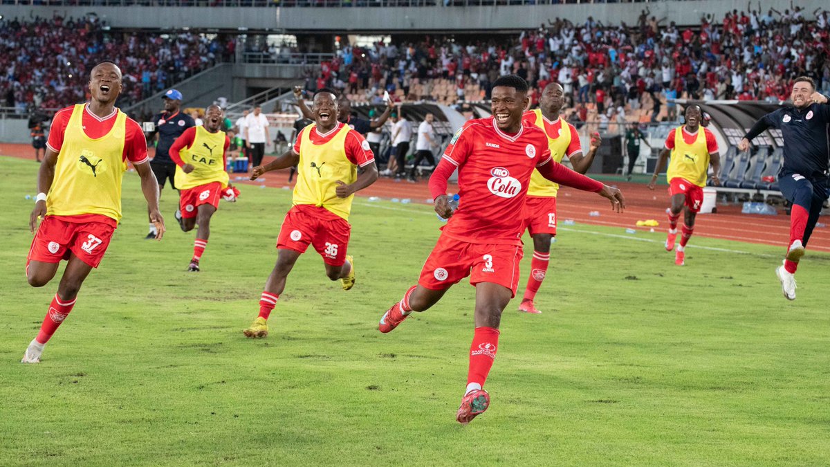 Simba SC marching on through penalties! 🔥 Watch their whole lot vs Al Masry SC.👇 #TotalEnergiesCAFCC
