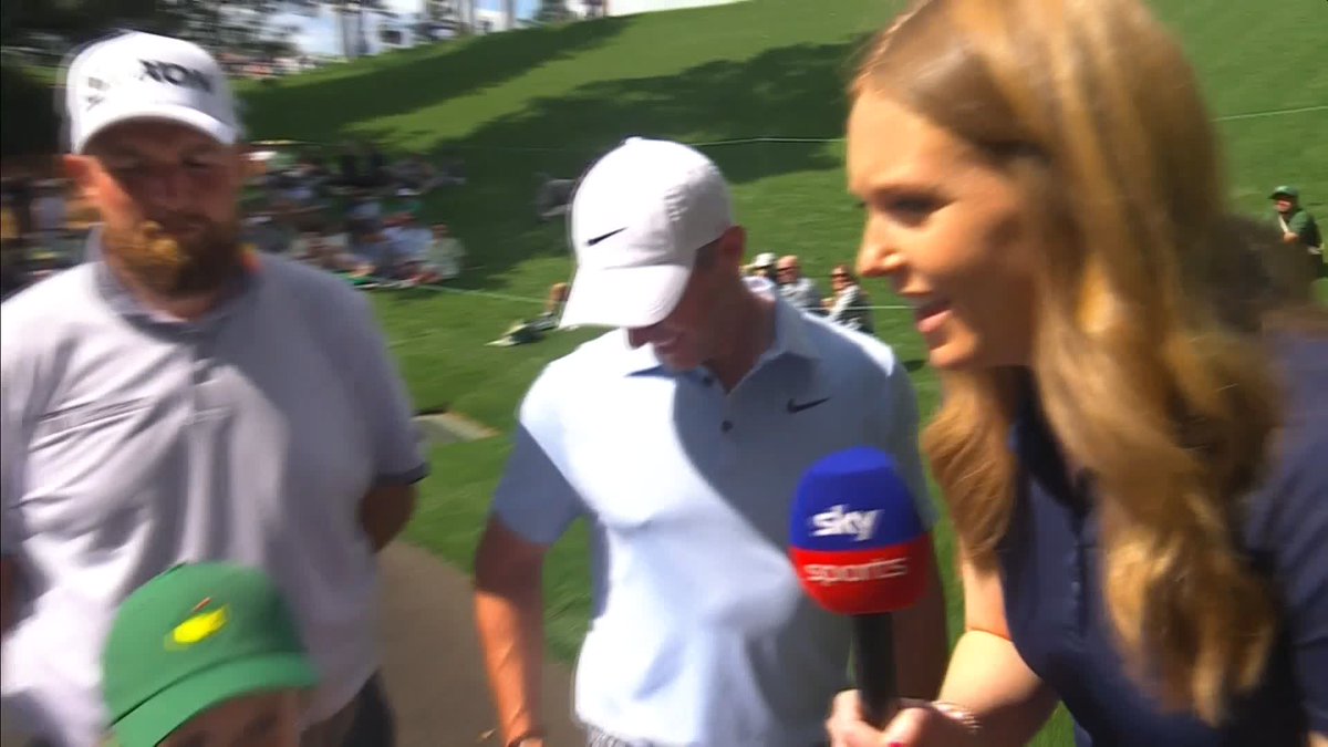Frankie Fleetwood's incredibly forthright answer to a question about his tee shots had Lowry and McIlroy in stitches. 😆