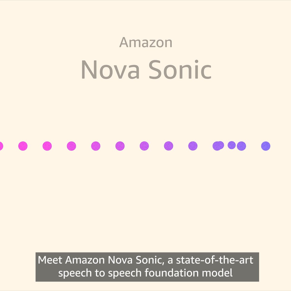 Natural speech? AI's got it down. 💻🎯 With Amazon Nova Sonic, a state-of-the-art speech-to-speech foundation model, you can transform customer interactions & virtual assistants with AI that delivers human-like conversations with contextual richness. 👉