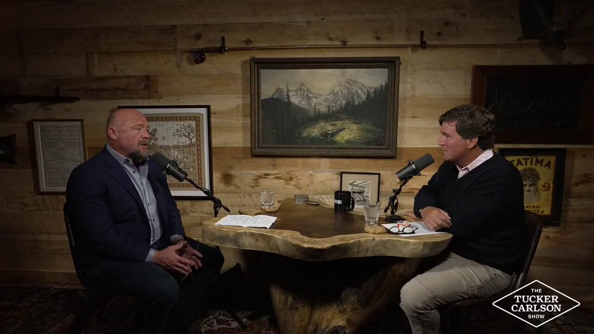 Alex Jones and Tucker Carlson openly talking about 9/11 as a false flag event to an audience of millions. We've come a long way. The dam is going to break soon.
