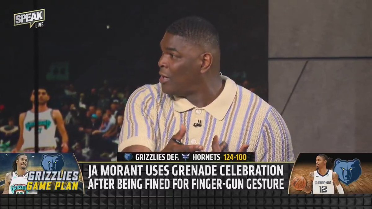 .@Keyshawn responds to Ja Morant's alleged grenade celebration "You ain't never had no damn hand grenade in your hand to even know how to pull it out and throw it... Celebrate another way that has nothing to do with weapons.