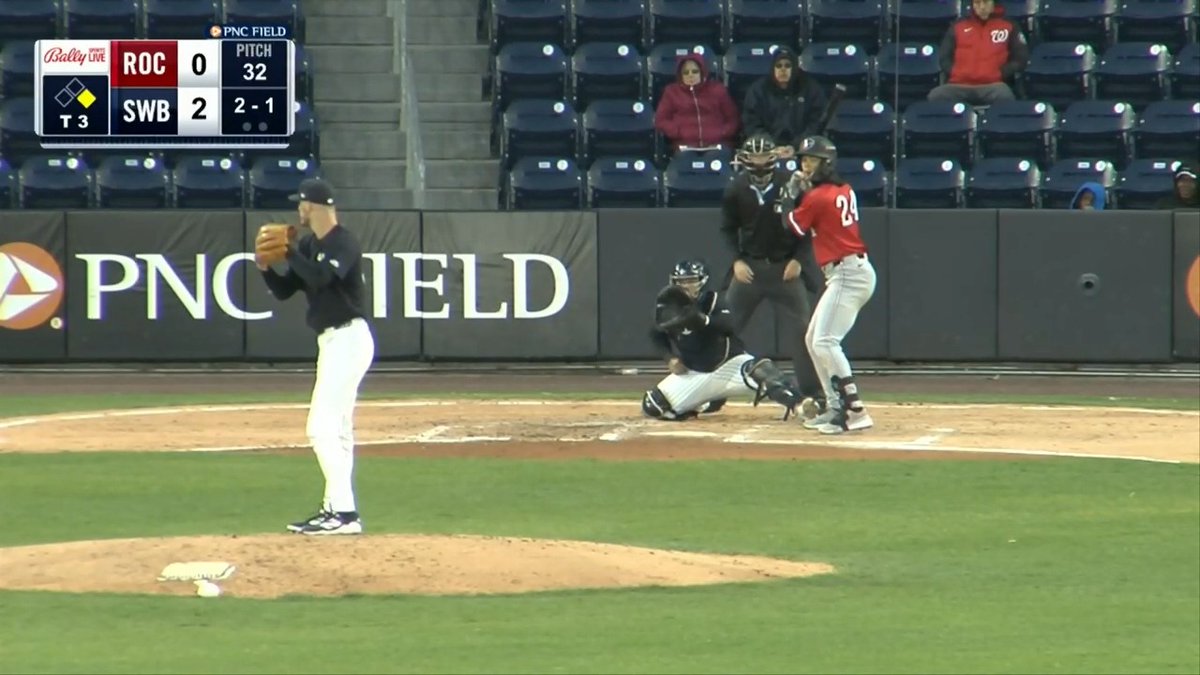 Andrew Pinckney with a 428 FT BOMB for his first home run of the season 💥