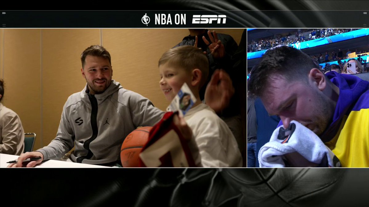 ALL THE FEELS FOR LUKA'S RETURN TO DALLAS ❤️ The Mavs honored Luka with a tribute video before he took the court with the Lakers 👏
