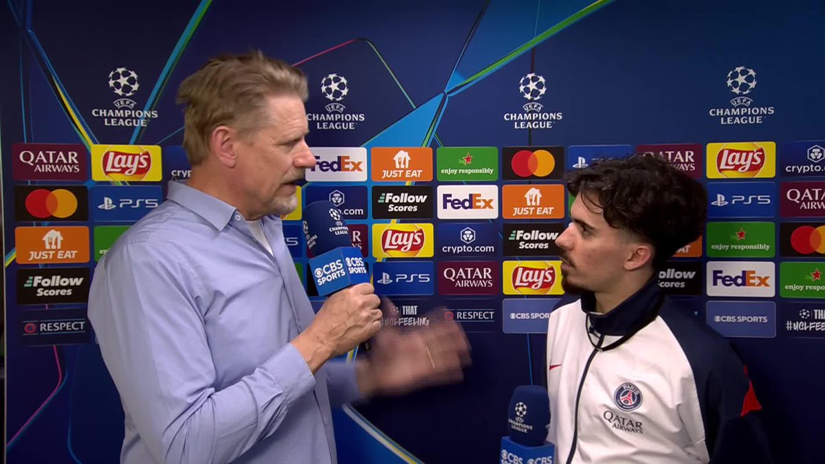 “It means a lot to me.” 🥹 Vitinha reacts to Thierry Henry’s praise and reflects on PSG’s confidence in winning the UCL 🏆