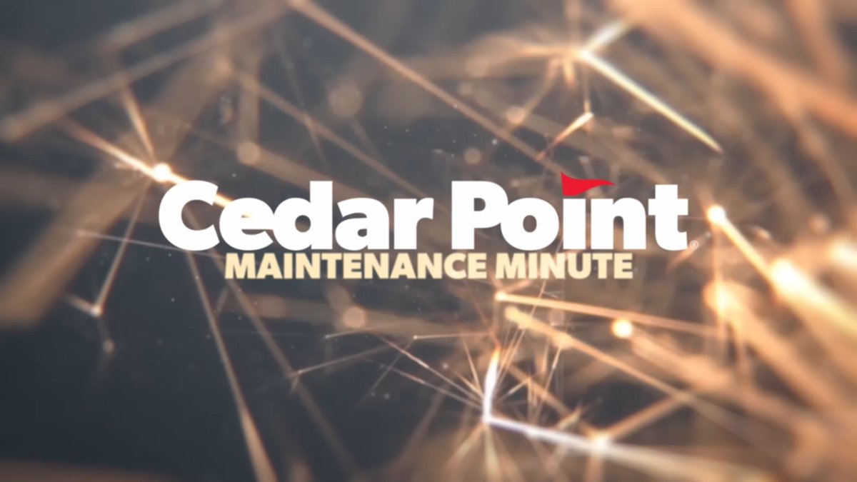 Check out this maintenance minute. Rides are getting back on track. Coasting will be back in season at #CedarPoint in just three more Saturdays! 😎