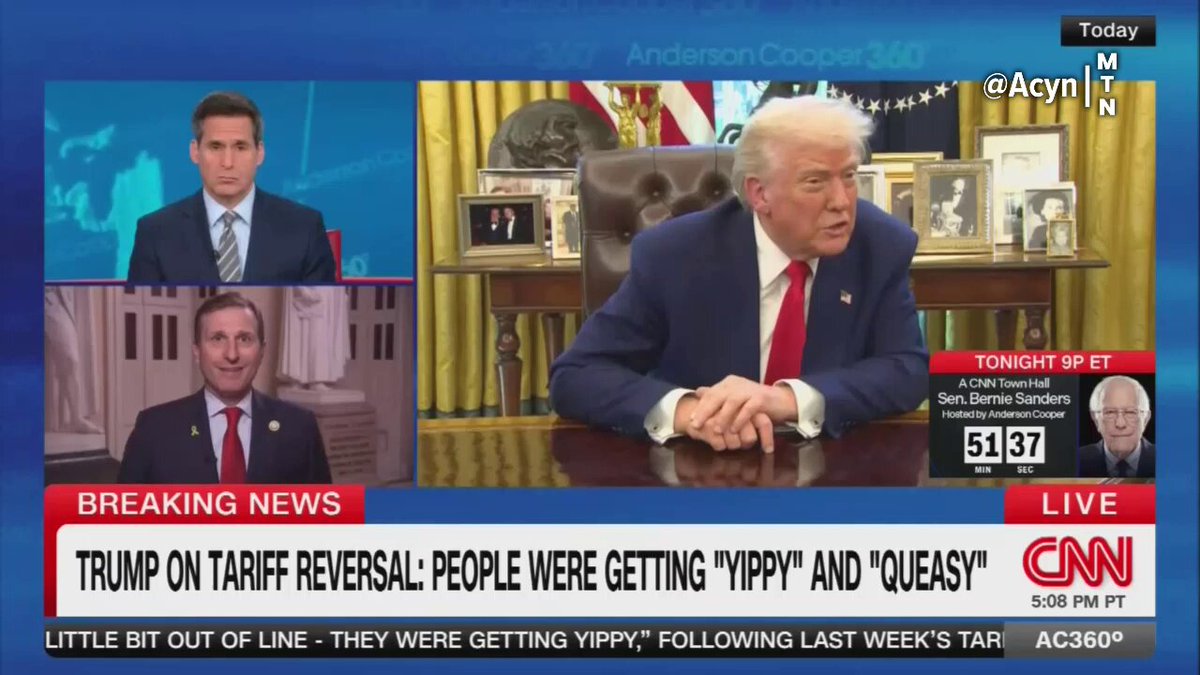 Goldman: It is a total cave because Donald Trump recognized that whatever his rationale for the tariffs were, was not being bought by the American people and by the global economy.