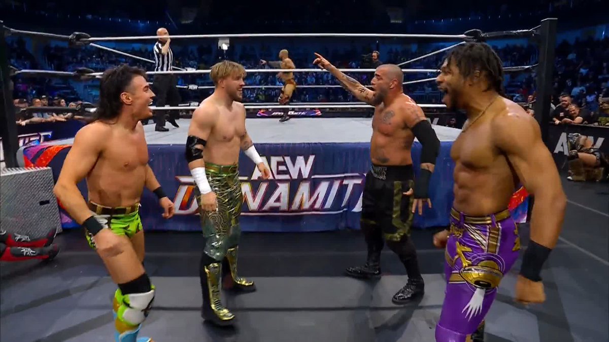 BALD! Watch #AEWDynamite LIVE on TBS &amp; MAX Speedball Mike Bailey | Will Ospreay • ウィル・オスプレイ | Kevin Knight ケビン・ナイト | Mark Briscoe | Lightskin Kingpin