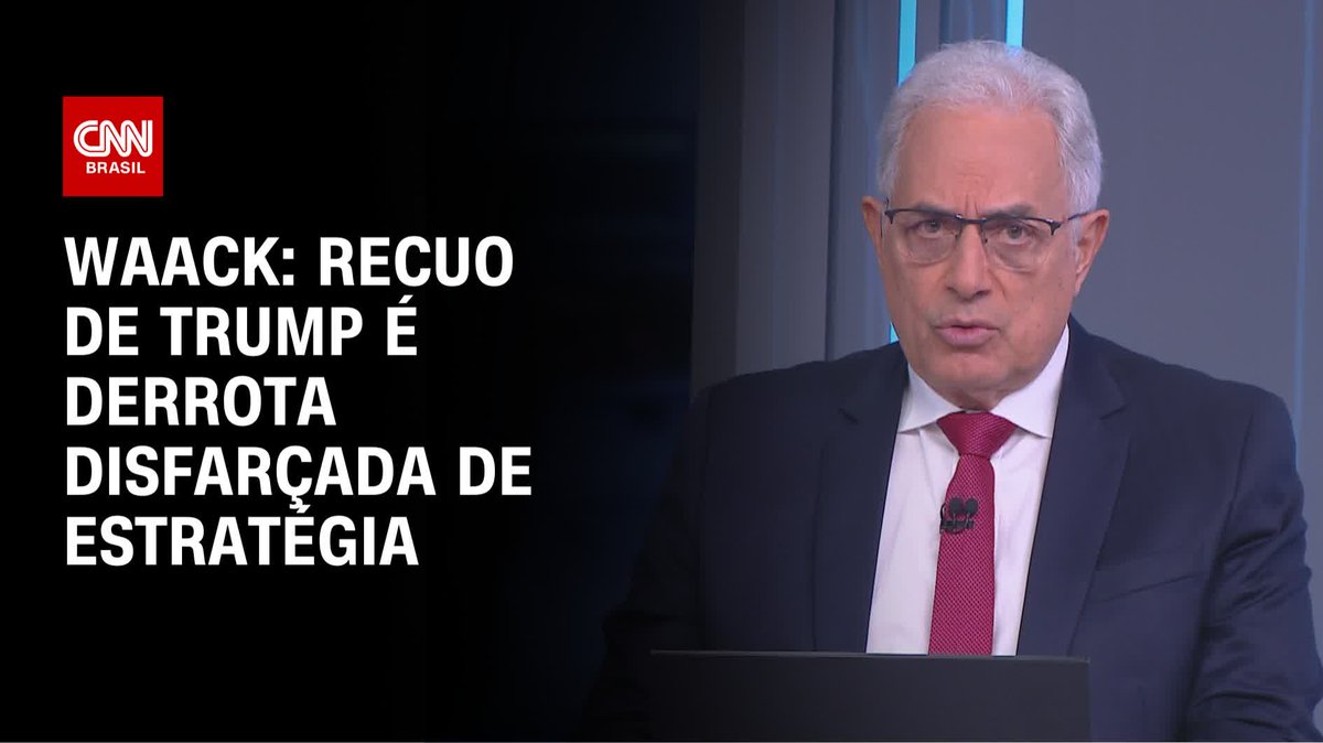 Waack: Recuo de Trump é derrota disfarçada de estratégia; assista #WW