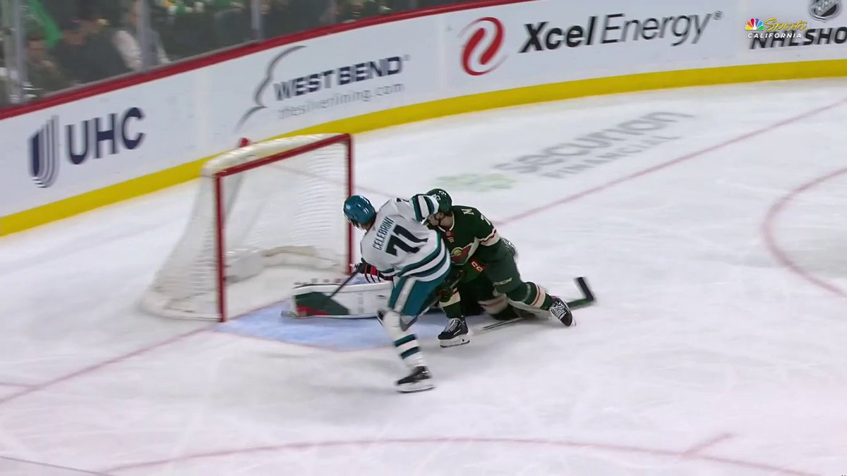 Macklin Celebrini, who was born in 2006, just scored on Marc-Andre Fleury, who made his NHL debut in 2003... 😮