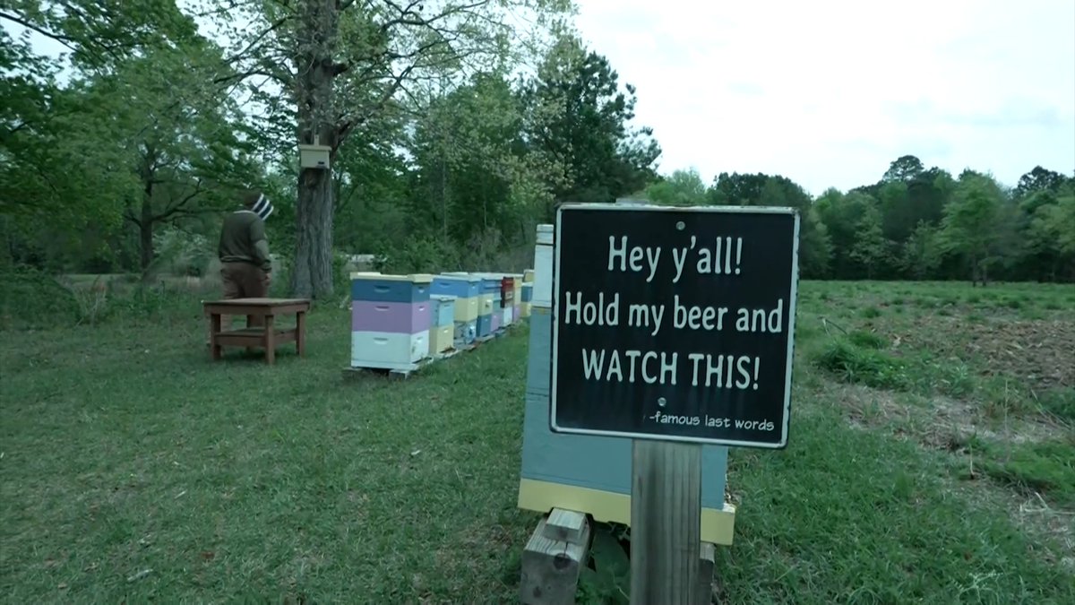 "I should’ve considered other options," says a Trump-voting honeybee farmer worried about the president's push for tariffs. Randi Kaye has his story.
