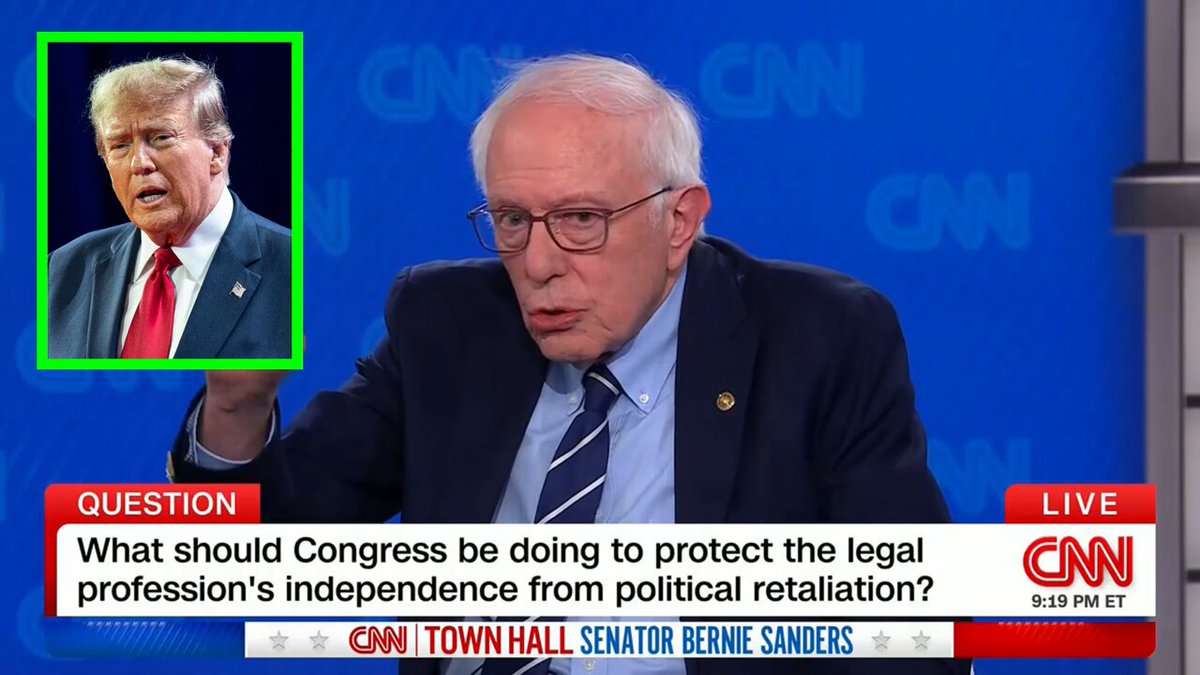 NEW: Anderson Cooper gets uncomfortable as Bernie Sanders calls CNN an “illegal” network in Trump’s eyes. SANDERS: “He is now investigating PBS and NPR! He has called this station illegal. Correct?” COOPER: “Uh… I’m not sure about the illegal part.” SANDERS: “It is. Yes—and MSNBC, illegal. You’re now, by the way, in Trump’s world. You are in an illegal network.”