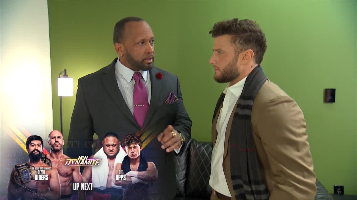MJF demands answers from MVP! Watch #AEWDynamite LIVE on TBS + Max Bobby Lashley | MVP | Shelton J. Benjamin | Maxwell Jacob Friedman™️