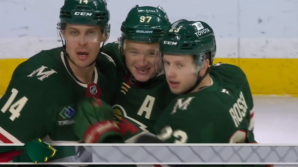 Kirill Kaprizov is on the board in his first game back! 👏