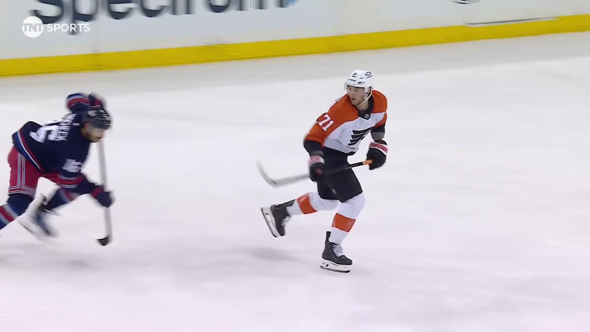 A big blow from Tyson. 👊 #PHIvsNYR | #LetsGoFlyers