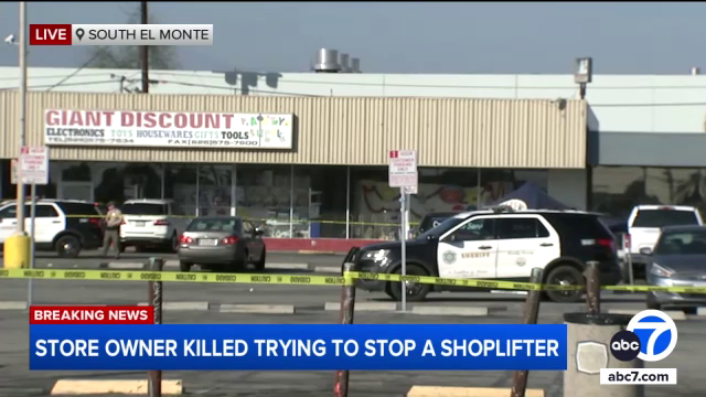 The suspected shoplifters stole a $10 box of masks before running over and killing a store owner that tried to stop them in South El Monte. The victim’s brother told Eyewitness News another one of his brother’s (cont)