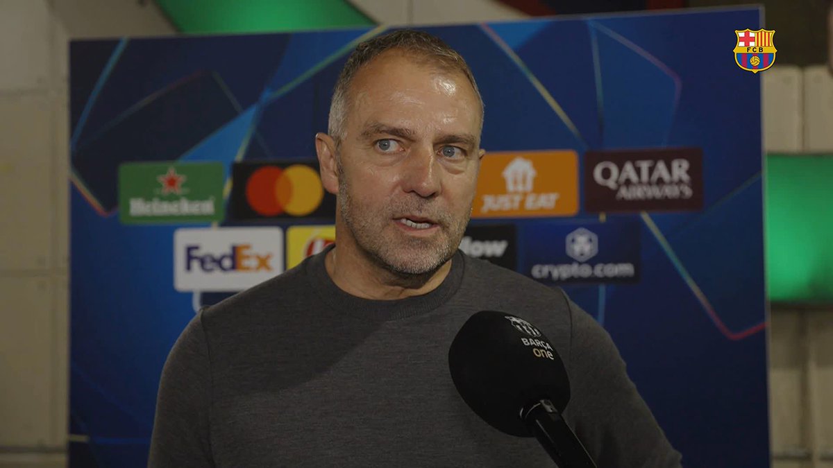 🎙️ HANSI FLICK: “Now we have to finish it.” #BarçaBVB UEFA Champions League i