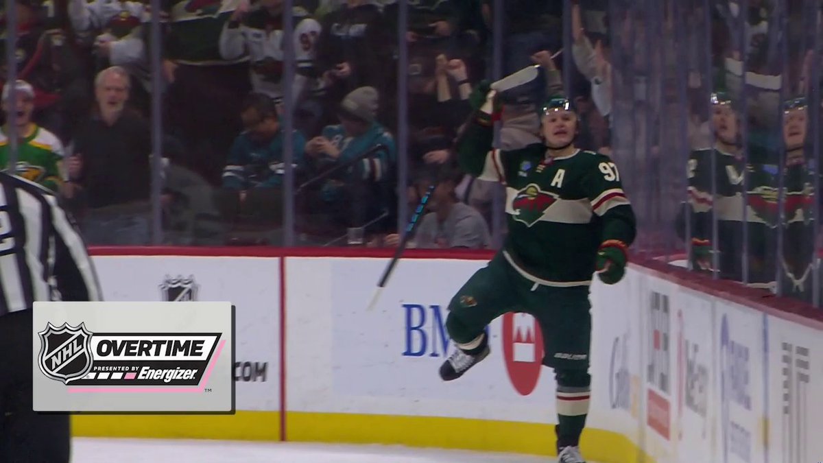 KAPRIZOV WINS IT IN OT IN HIS RETURN!! 🤯 The FIFTEENTH goal of the game is Kirill Kaprizov's Energizer overtime winner!
