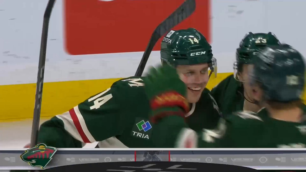 WELCOME BACK JOEL ERIKSSON EK!! 😱 He picked up a hat trick as part of a four-goal night in his return to the lineup! Hat Trick Challenge presented by AstraZenecaUS