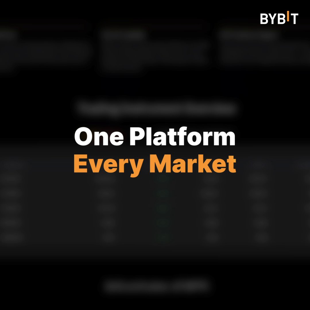 Markets are MOVING — are you? 🔥 Trade Gold, Forex &amp; Indices with $USDT &amp; 0 fees on Bybit! 🚀 18 hot pairs to choose from 👉