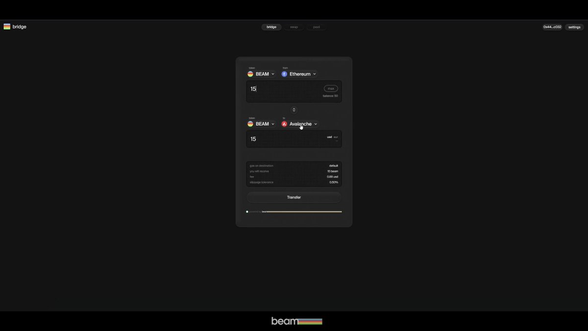 How to bridge to the Beam Network 🌉 To claim your Node Token, you need funds on the Beam Network. How does one do so? Use the Beam Bridge!