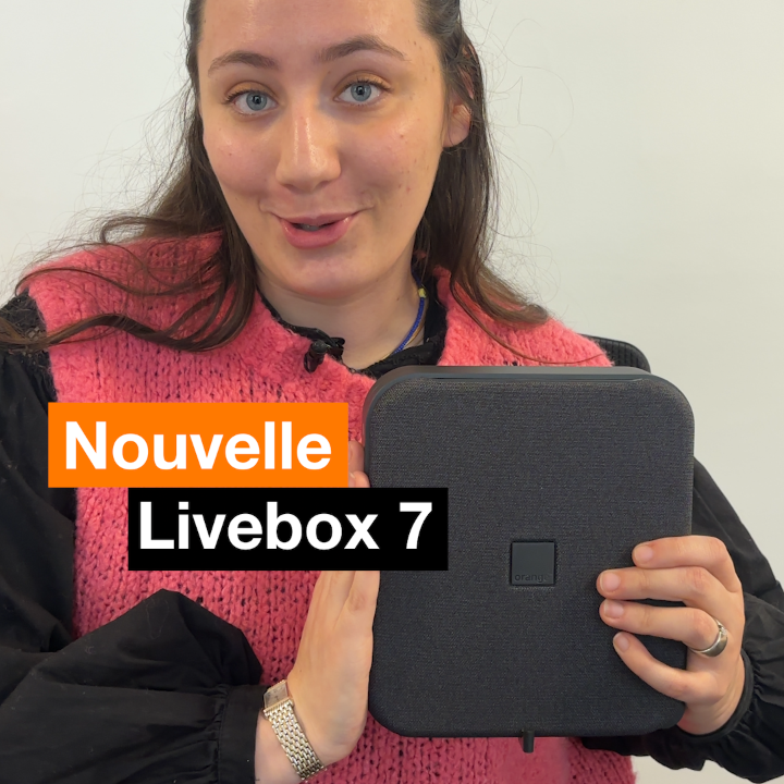 La nouvelle Livebox 7 Orange, c’est : un débit fibre allant jusqu'à 8 Gbit/s avec la puissance du Wifi 7 dernière génération 🤩👉