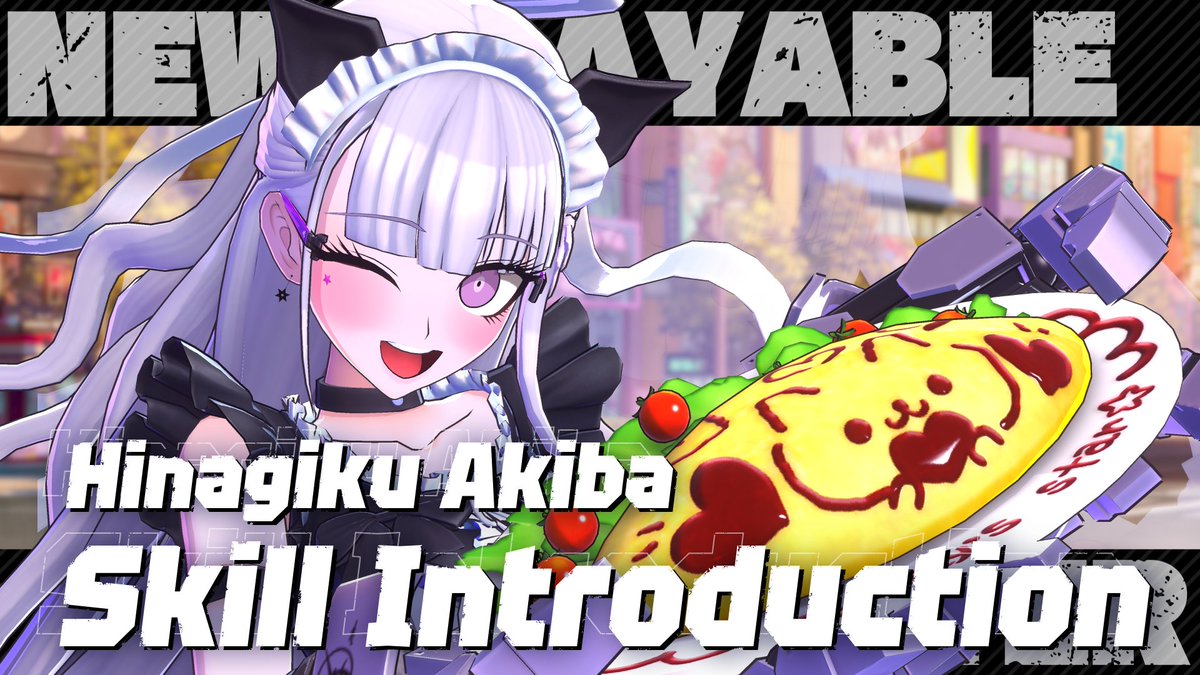 ◤ #TRIBENINE Ver1.1.0 New Playable Character ◢ Hinagiku Akiba joins the roster in Ver1.1.0! Hold Primary Attack to charge and boost its DMG. While charging, auto-deflect is also active! She has high Break Ability, is easy to handle, and the cutest fighter around!