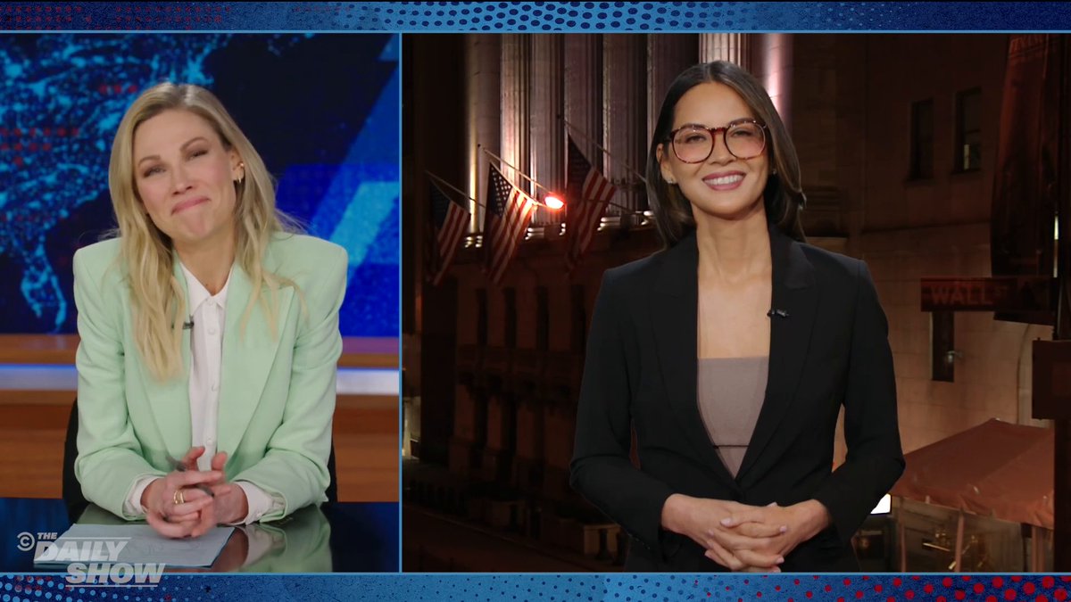 Desi Lydic taps in former Daily Show correspondent o l i v i a to break down Trump’s tariff mania