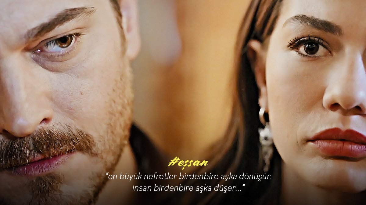 "insan birdenbire aşka düşer..." 💫 #eşsan