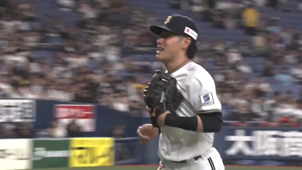オリックス #麦谷祐介 選手の好返球で追加点を阻止‼️💥 #Bs2025 👇ライブ配信はこちら