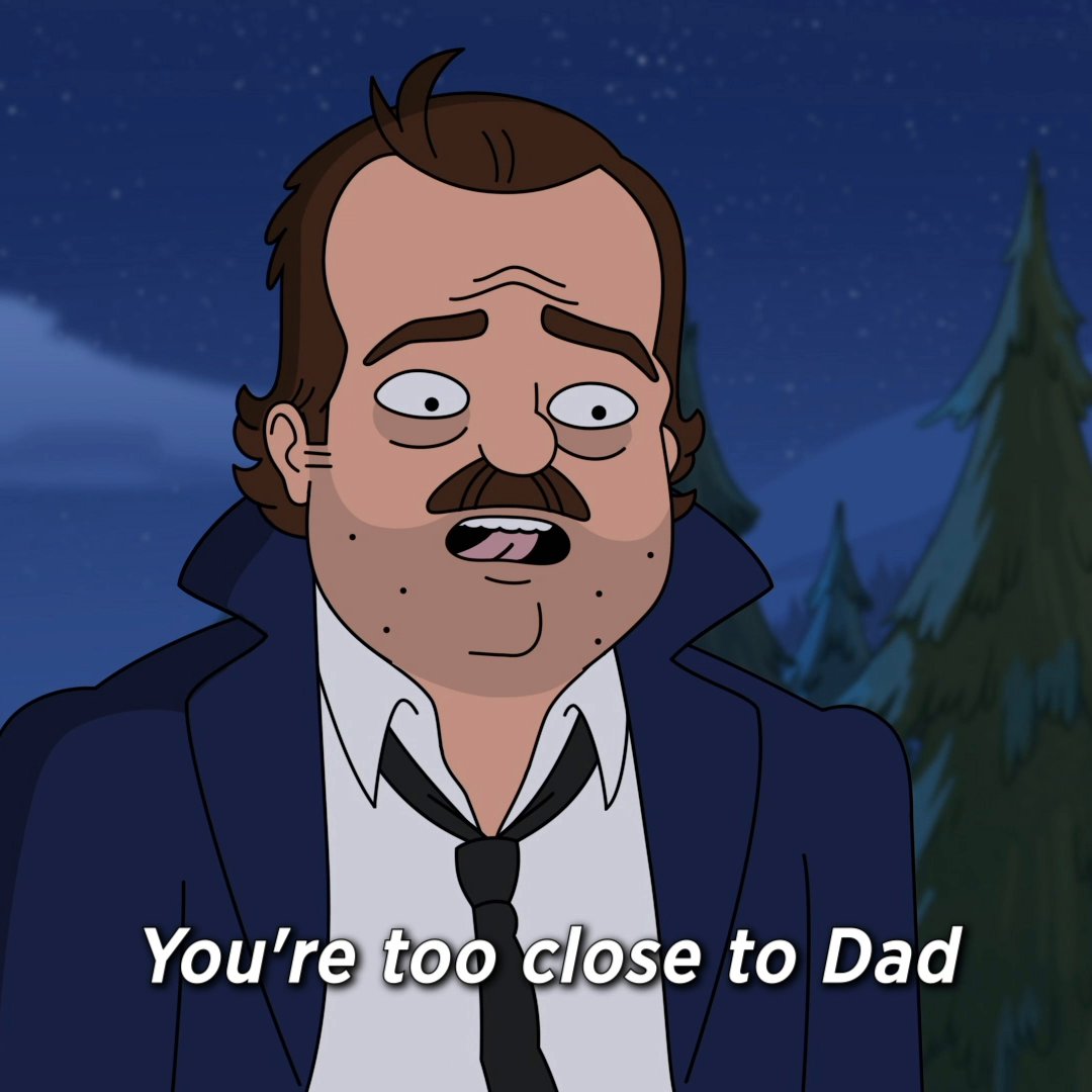 give junior a break, flute. he's been goin' through it 😅 stream #grimsburg now on Hulu.