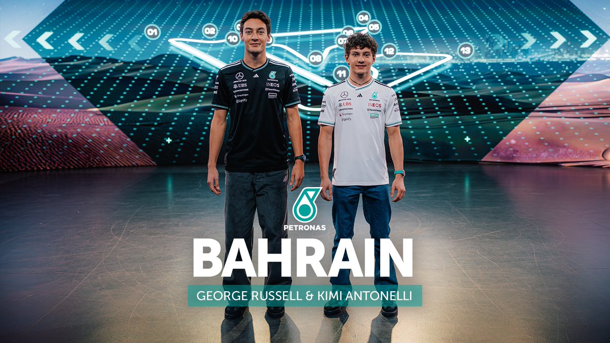 Hot. Humid. Challenging. This is the Bahrain GP! Previewing round four with George, Kimi and PETRONAS Motorsports 💚