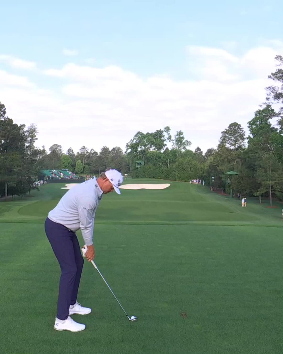 Patton Kizzire plays No. 4 like a Masters veteran. #themasters