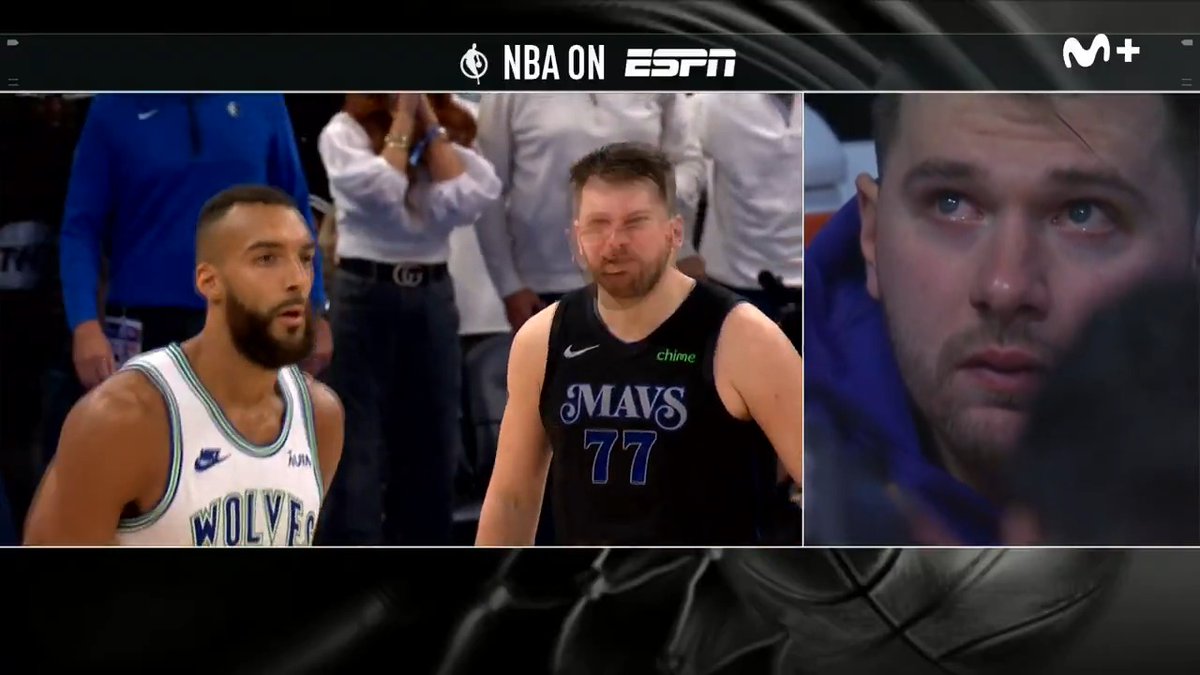 Son las lágrimas de Luka. 😢 Es el regreso de Doncic a Dallas. 𝐄𝐒 𝐇𝐈𝐒𝐓𝐎𝐑𝐈𝐀 𝐃𝐄 𝐋𝐀 𝐍𝐁𝐀. #dormiresdecobardes