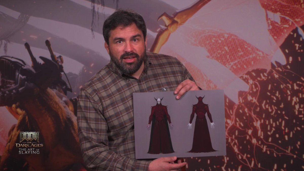 In this third episode of “The Art of Slaying,” Hugo talks us through concept art of Prince Ahzrak, the villain of the Dark Ages story. (art by Emerson Tung)