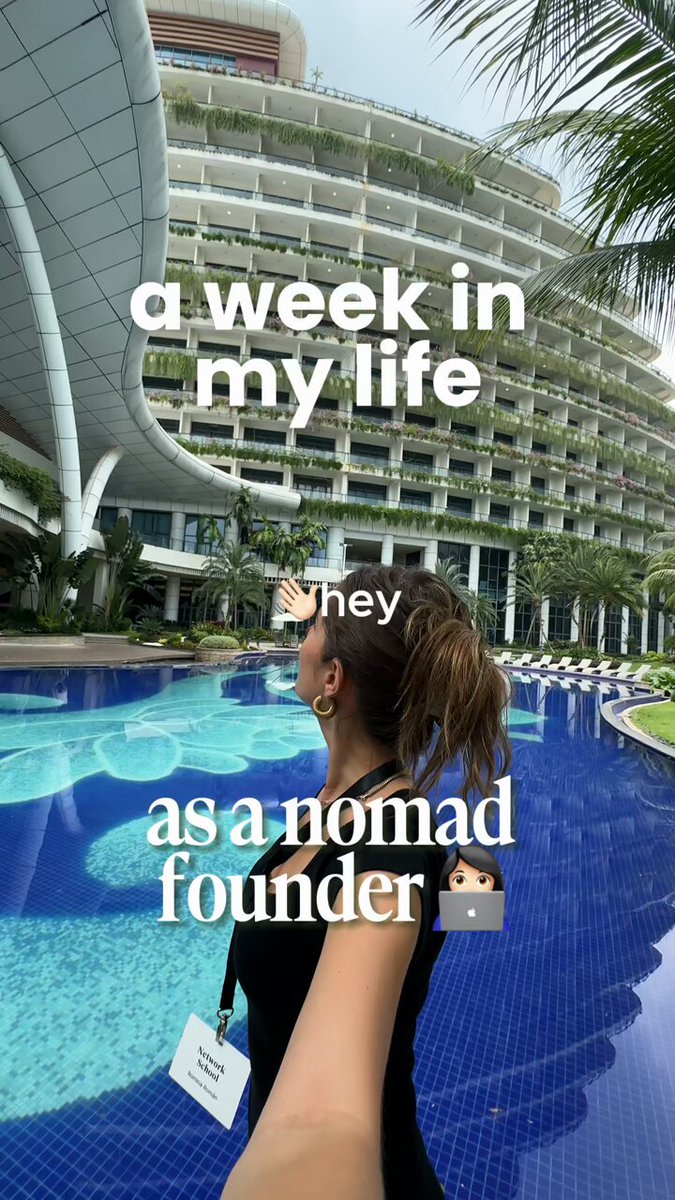 A week in my life at the Network School moved to x.com/ns