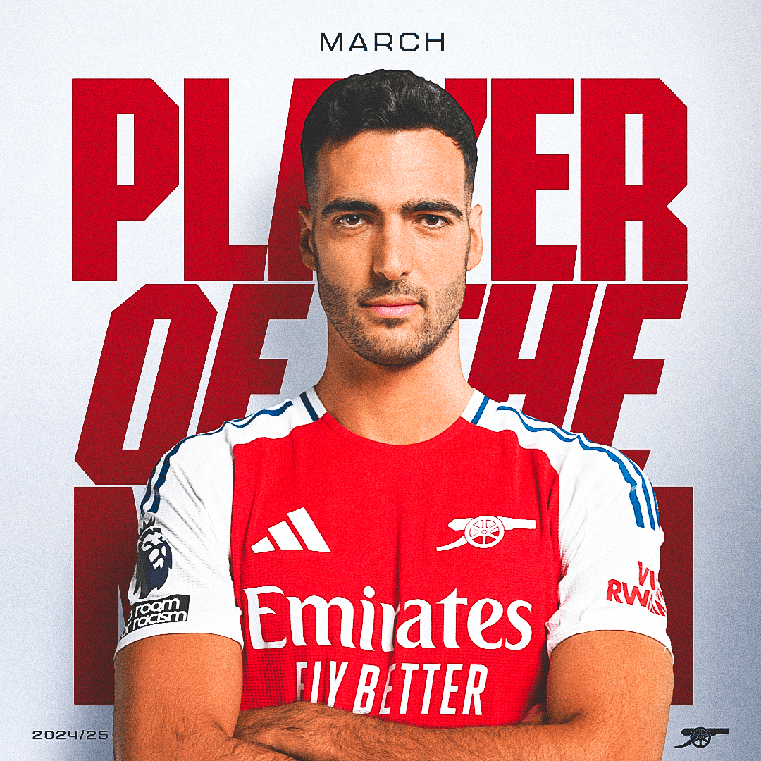 🥁 Introducing our Player of the Month for March... 🥇 Mikel Merino