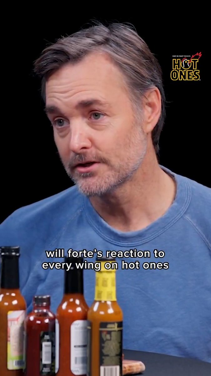 will forte's reaction to every wing on hot ones 😲